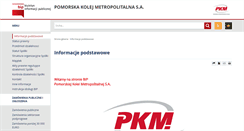 Desktop Screenshot of bip.pkm-sa.pl